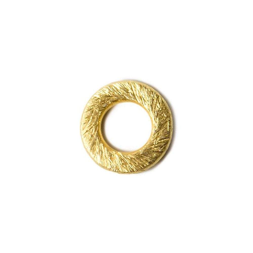 8mm Vermeil brushed Jump Ring Set of 10 pieces (ONLINE ORDER ONLY)