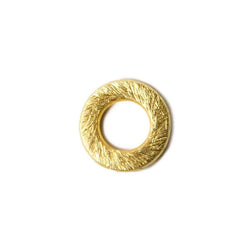 8mm Vermeil brushed Jump Ring Set of 10 pieces (ONLINE ORDER ONLY)