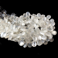 8x6-11x7mm Ceylon Moonstone faceted pears 8 inch 54 beads AAA (ONLINE ORDER ONLY)