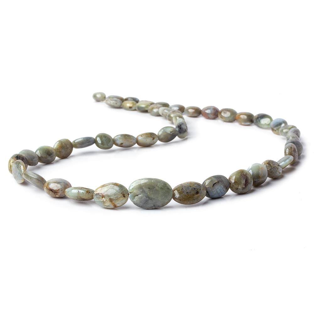 8x6-15x11mm Cat's Eye Chrysoberyl Plain Oval Beads 18 inch 46 pieces