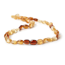 8x6mm Shaded Hessonite Garnet Straight Drill Faceted Ovals 12.75 inch 40 pcs (ONLINE ORDER ONLY)