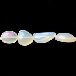 8x7x4-14x10x6mm Ethiopian Opal Straight Drill Plain Nuggets 18 inch 45 pieces (ONLINE ORDER ONLY)