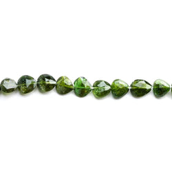 8x8mm Chrome Tourmaline Straight Drill Heart (ONLINE ORDER ONLY)