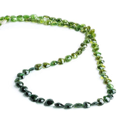8x8mm Chrome Tourmaline Straight Drill Heart (ONLINE ORDER ONLY)