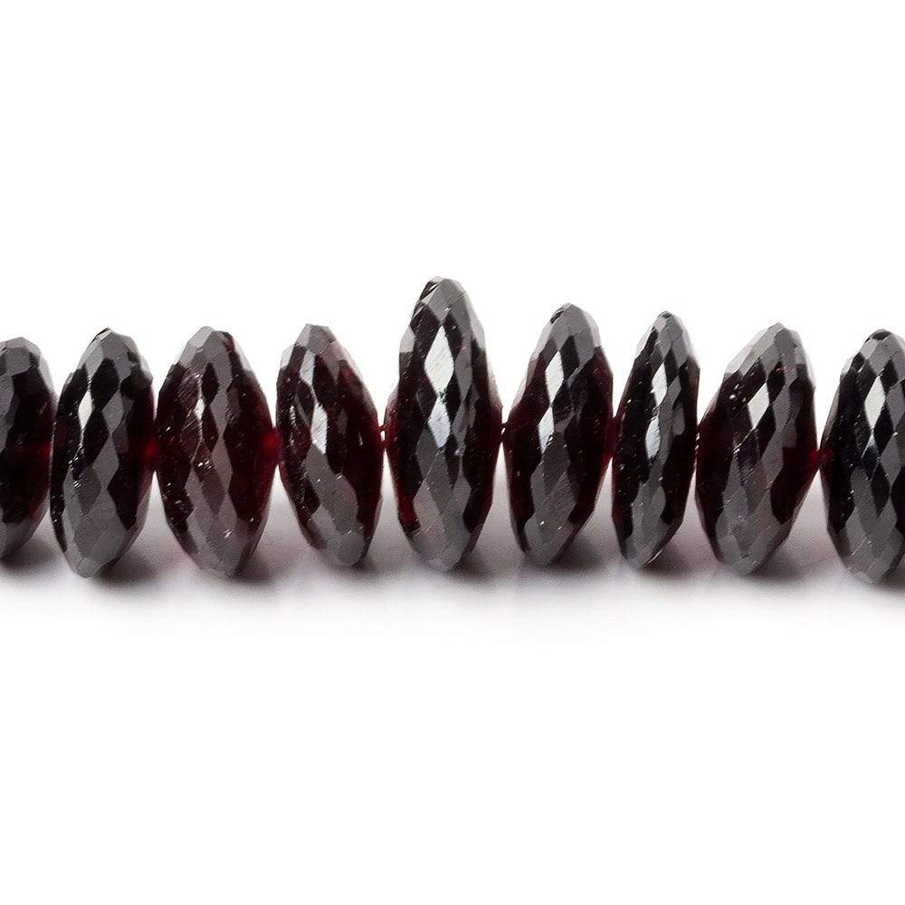 9-15mm Bohemia Garnet German Faceted Rondelle Beads 16 inch 92 pieces AAA (ONLINE ORDER ONLY)