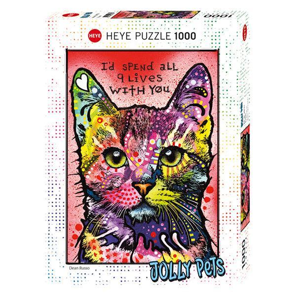 9 Lives Jolly Pets 1000 Piece Jigsaw Puzzle Heye (ONLINE ORDER ONLY)