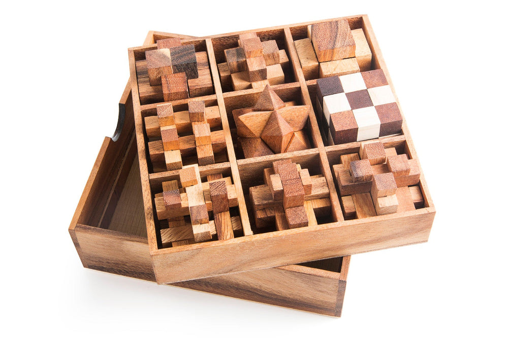 9 Mechanical Puzzle Gift Box - Puzzles For Adults (Online Order Only)