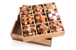 9 Mechanical Puzzle Gift Box - Puzzles For Adults (Online Order Only)