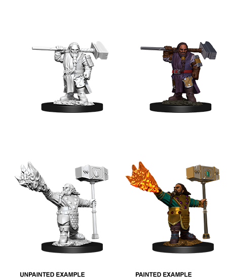 D&D: Nolzur's Marvelous Miniatures - Dwarf Male Cleric (ONLINE ORDER ONLY)