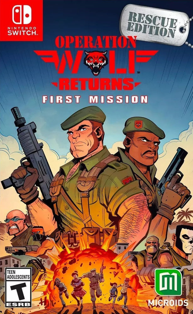 Operation Wolf Returns: First Mission Rescue Edition (Nintendo Switch) (ONLINE ORDER ONLY)