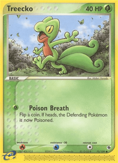 Treecko (75/109) [EX: Ruby & Sapphire] (Online Only)