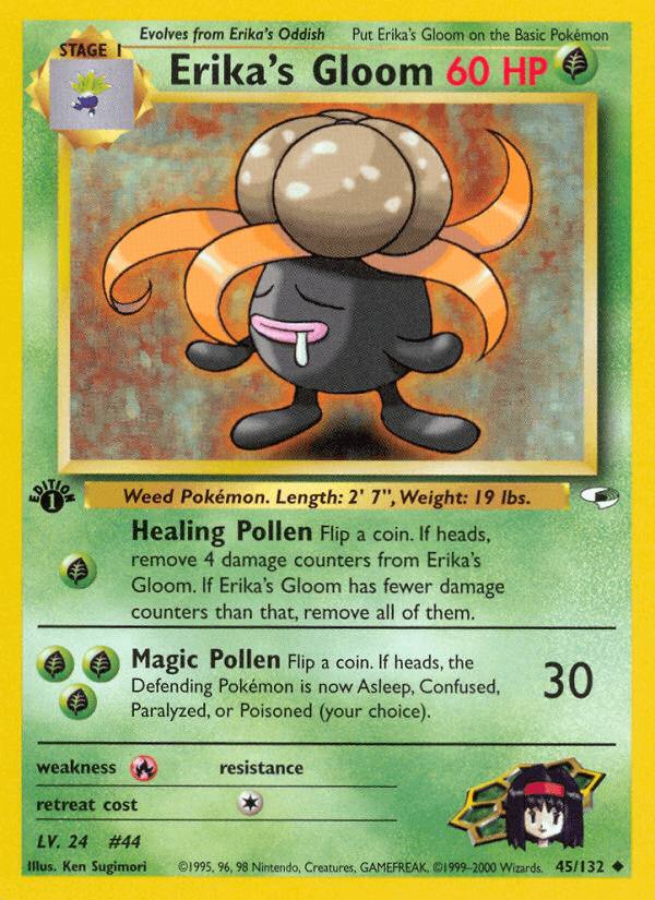 Erika's Gloom (45/132) [Gym Heroes 1st Edition] (Online Only)