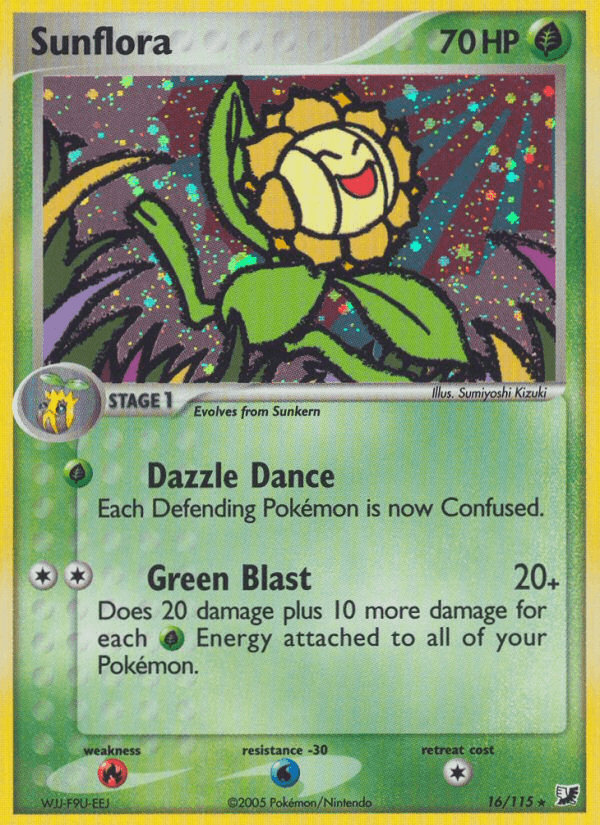 Sunflora (16/115) [EX: Unseen Forces] (Online Only)