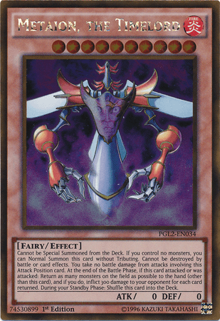 Metaion, the Timelord [PGL2-EN034] Gold Rare (ONLINE ORDER ONLY)