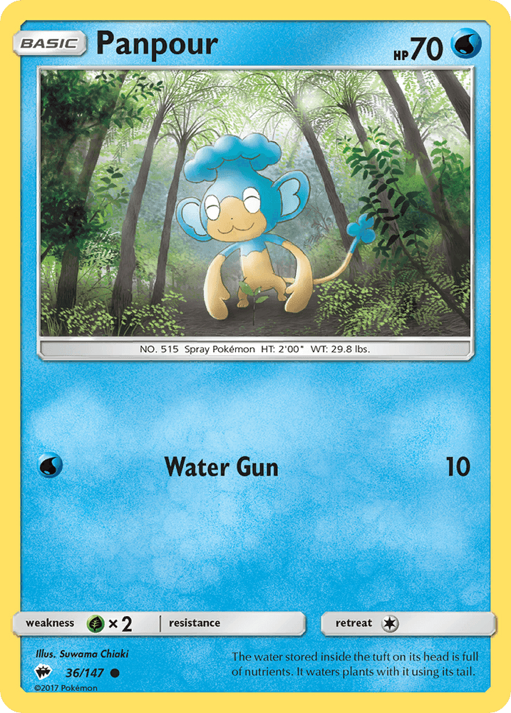 Panpour (36/147) [Sun & Moon: Burning Shadows] (Online Only)
