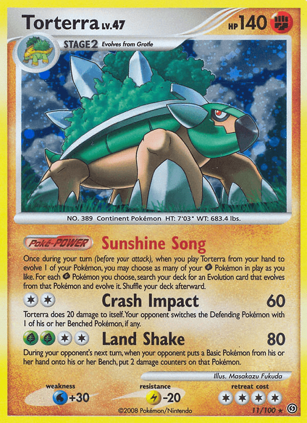 Torterra (11/100) [Diamond & Pearl: Stormfront] (Online Only)