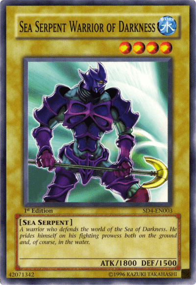 Sea Serpent Warrior of Darkness [SD4-EN003] Common (ONLINE ORDER ONLY)
