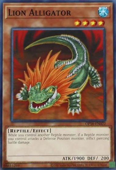 Lion Alligator [OP16-EN022] Common (ONLINE ORDER ONLY)