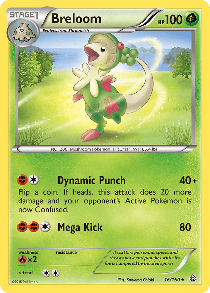 Breloom (16/160) [XY: Primal Clash] (Online Only)