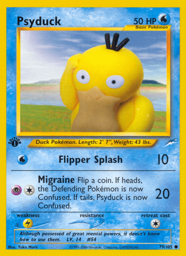 Psyduck (79/105) [Neo Destiny 1st Edition] (Online Only)
