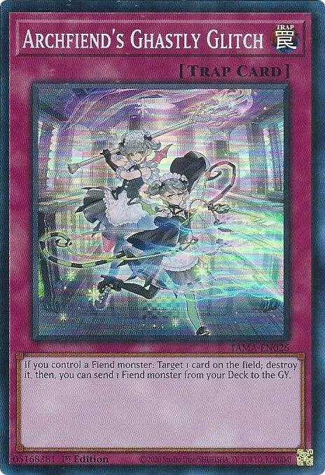 Archfiend's Ghastly Glitch [TAMA-EN026] Super Rare (ONLINE ORDER ONLY)