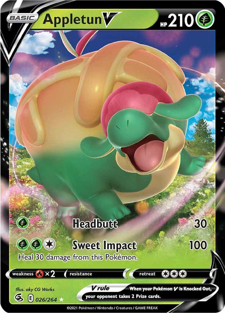 Appletun V (026/264) [Sword & Shield: Fusion Strike] (Online Only)