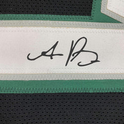 Framed Facsimile Autographed AJ A.J. Brown 35x39 Philadelphia Black Reprint Laser Auto Football Jersey (ONLINE ORDER ONLY)
