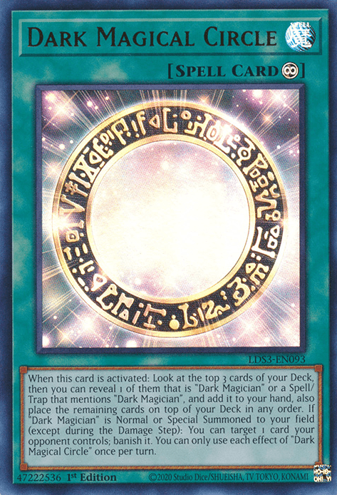 Dark Magical Circle [LDS3-EN093] Ultra Rare (ONLINE ORDER ONLY)