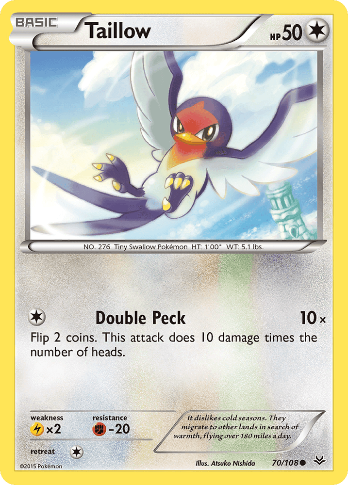Taillow (70/108) [XY: Roaring Skies] (Online Only)