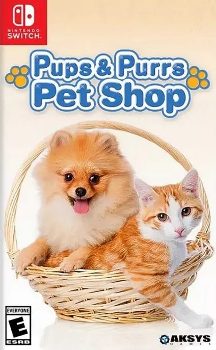 Pups & Purrs Pet Shop (Nintendo Switch) (ONLINE ORDER ONLY)