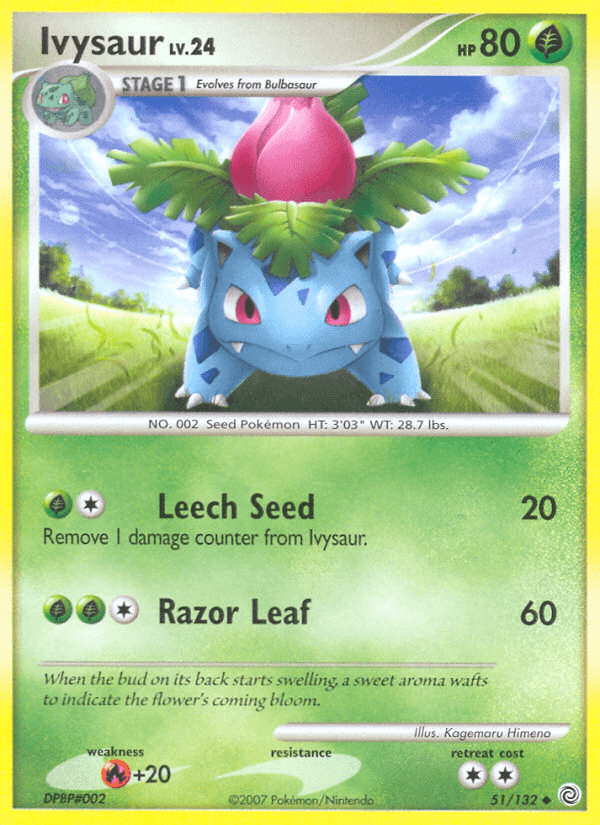 Ivysaur (51/132) [Diamond & Pearl: Secret Wonders] (Online Only)