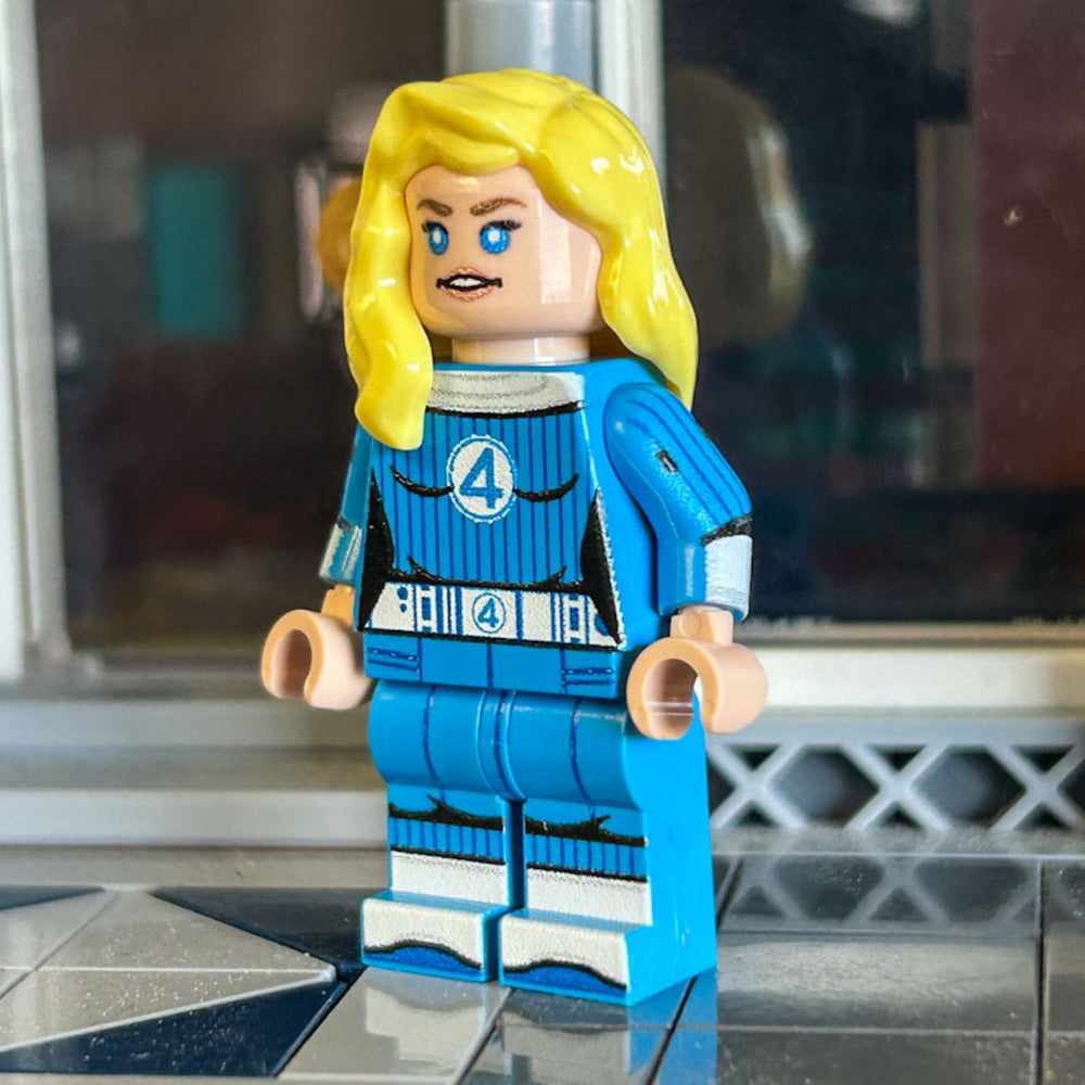 DISAPPEARING WOMAN (FanPlastic 4) made using LEGO parts - B3 Customs