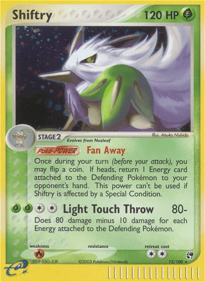 Shiftry (12/100) [EX: Sandstorm] (Online Only)
