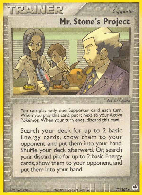 Mr. Stone's Project (77/101) [EX: Dragon Frontiers] (Online Only)