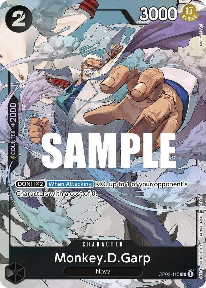 Monkey.D.Garp (Alternate Art) [Paramount War] (ONLINE ORDER ONLY)