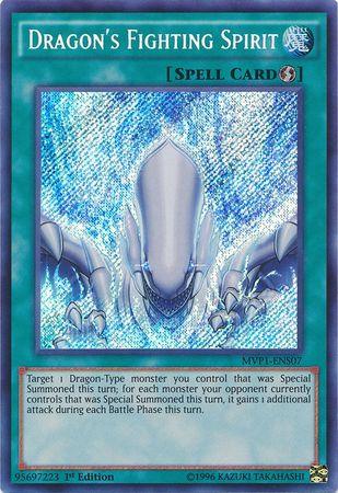 Dragon's Fighting Spirit [MVP1-ENS07] Secret Rare (ONLINE ORDER ONLY)
