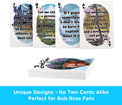 Aquarius Playing Cards: Bob Ross Quotes 2 (ONLINE ORDER ONLY)