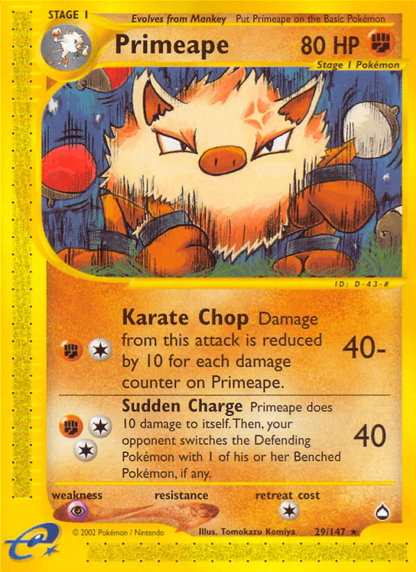 Primeape (29/147) [Aquapolis] (Online Only)
