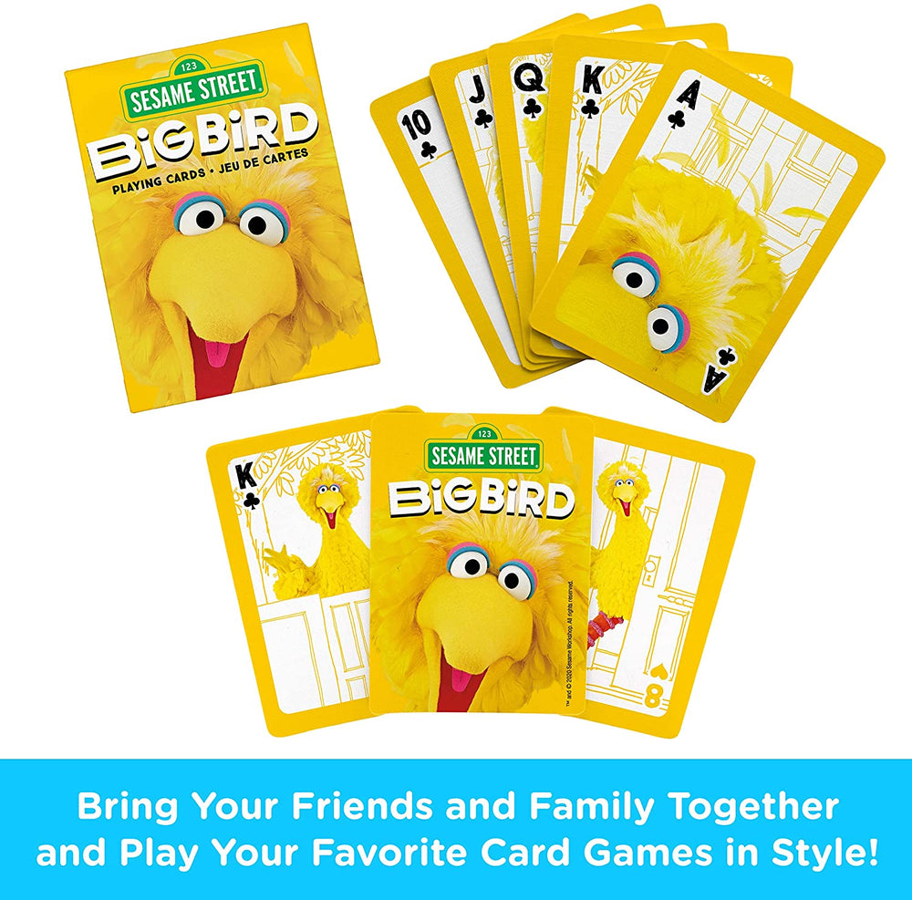 Aquarius Playing Cards: Sesame Street - Big Bird