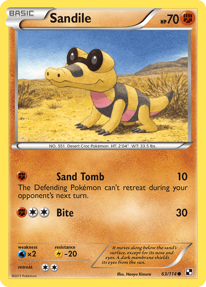 Sandile (63/114) [Black & White: Base Set] (Online Only)