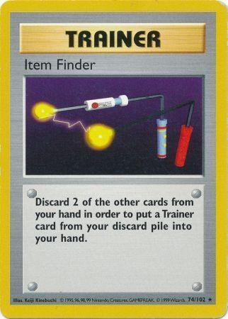Item Finder (74/102) [Base Set Shadowless Unlimited] (Online Only)