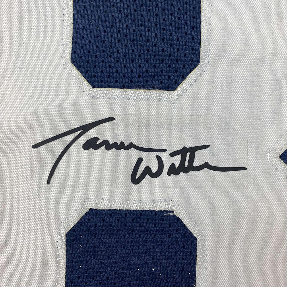 Framed Facsimile Autographed Jason Witten 35x39 Dallas Thanksgiving Day Reprint Laser Auto Football Jersey (ONLINE ORDER ONLY)