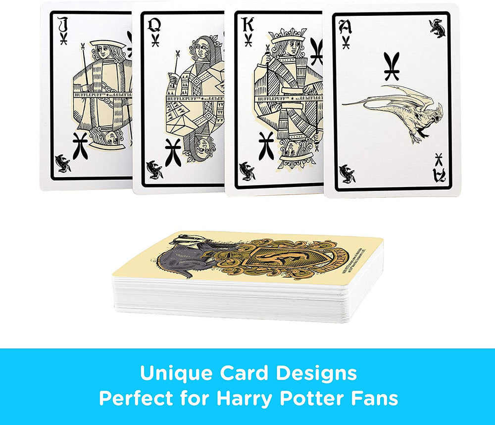 Aquarius Playing Cards: Harry Potter - Hufflepuff (ONLINE ORDER ONLY)