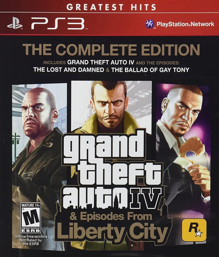 Grand Theft Auto IV: Complete Edition (Greatest Hits) (Playstation 3) (Online Only)