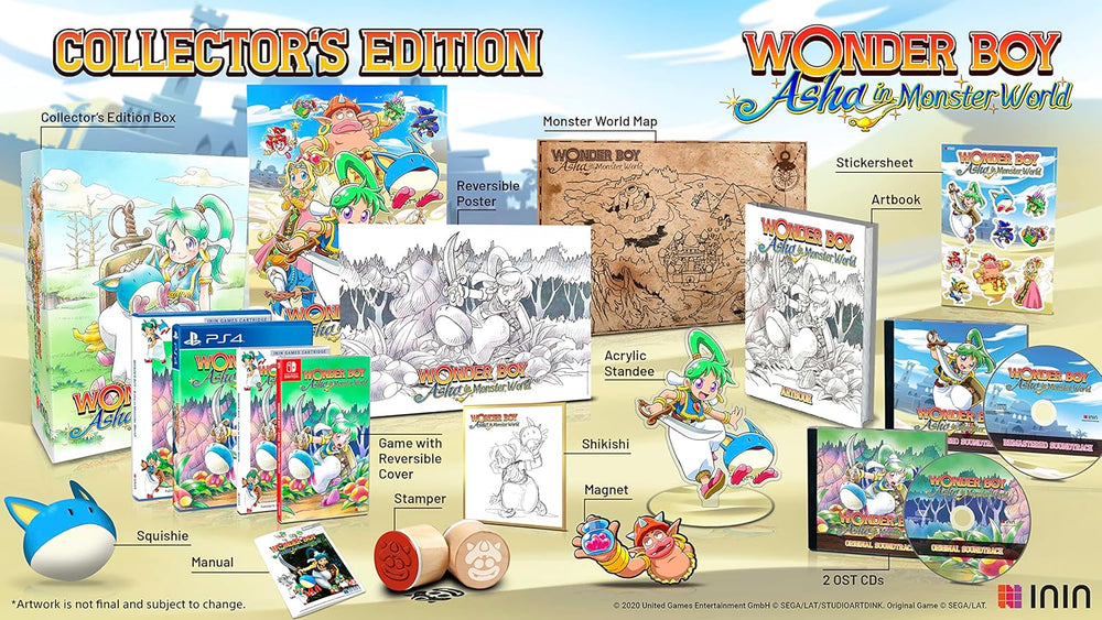 Wonder Boy: Asha in Monster World Collector Edition (Nintendo Switch) (ONLINE ORDER ONLY)