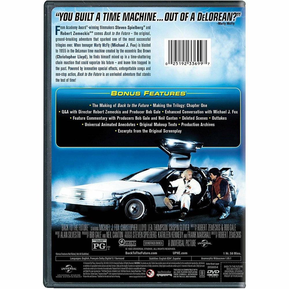 Back to the Future (DVD) (ONLINE ORDER ONLY)