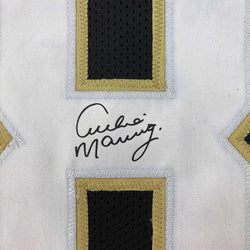 Framed Facsimile Autographed Archie Manning 35x39 New Orleans Black Reprint Laser Auto Football Jersey (ONLINE ORDER ONLY)