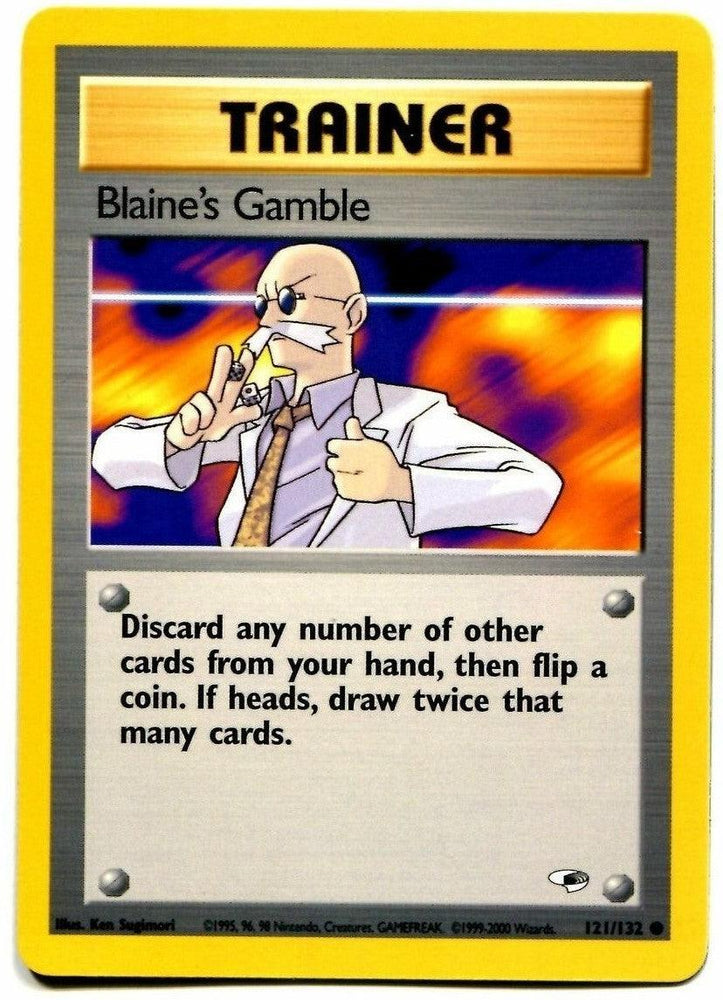 Blaine's Gamble (121/132) [Gym Heroes Unlimited] (Online Only)