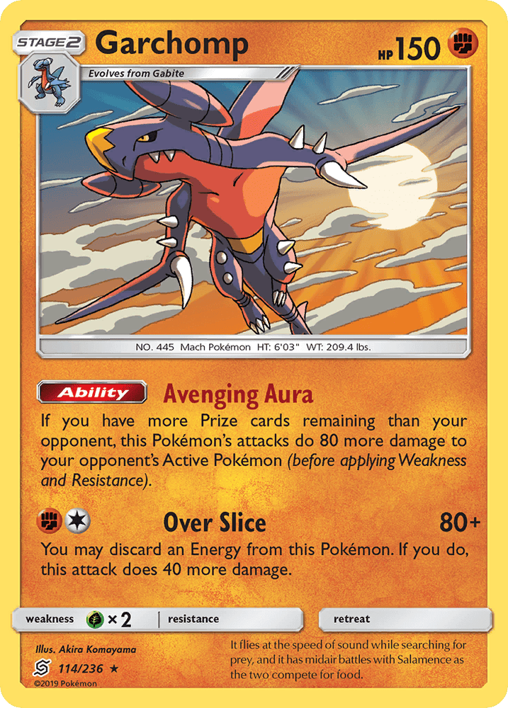 Garchomp (114/236) [Sun & Moon: Unified Minds] (Online Only)