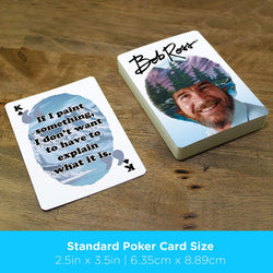 Aquarius Playing Cards: Bob Ross Quotes 2 (ONLINE ORDER ONLY)